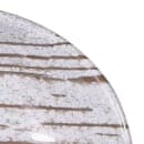 Elite Global Solutions Oval Plastic Dinner Plate - 11" x 5 1/4", Stardust White (B396110-SDW) thumbnail 5