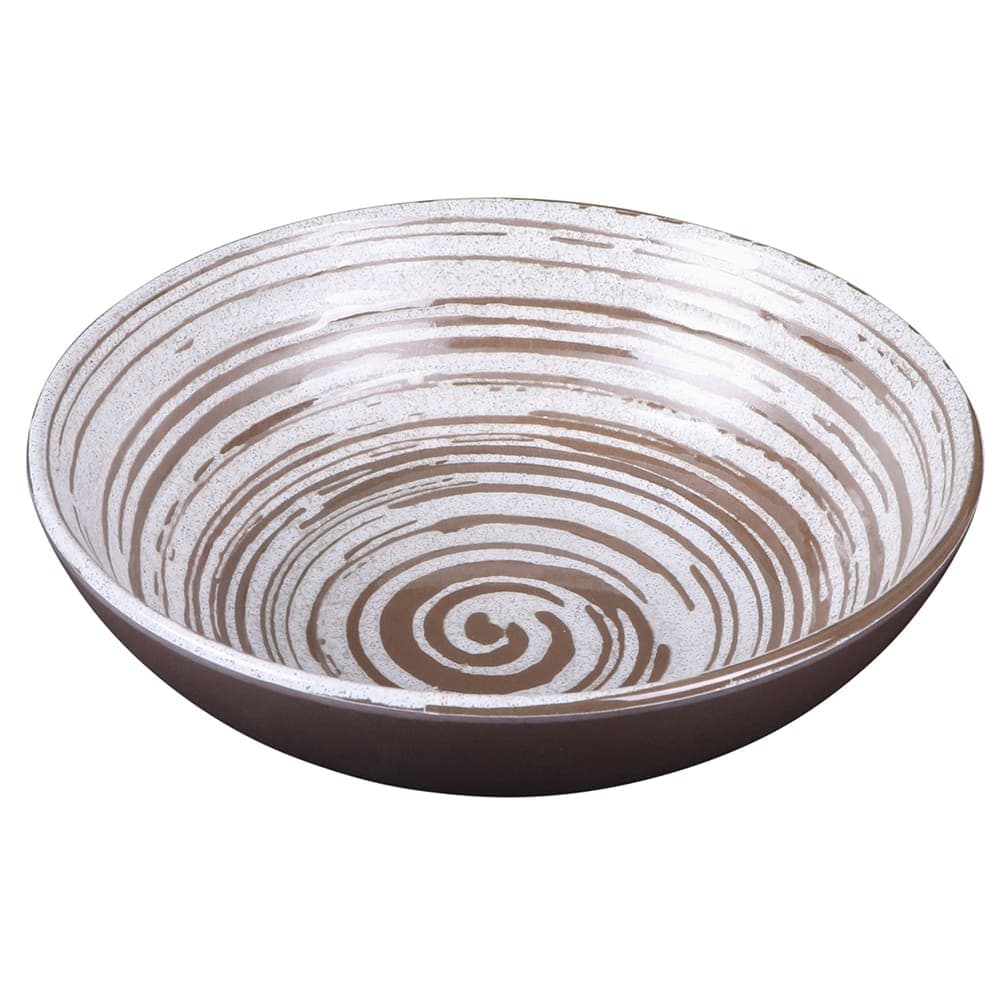 Elite Global Solutions 40 oz Round Plastic Bowl, Stardust White (B400082-SDW)