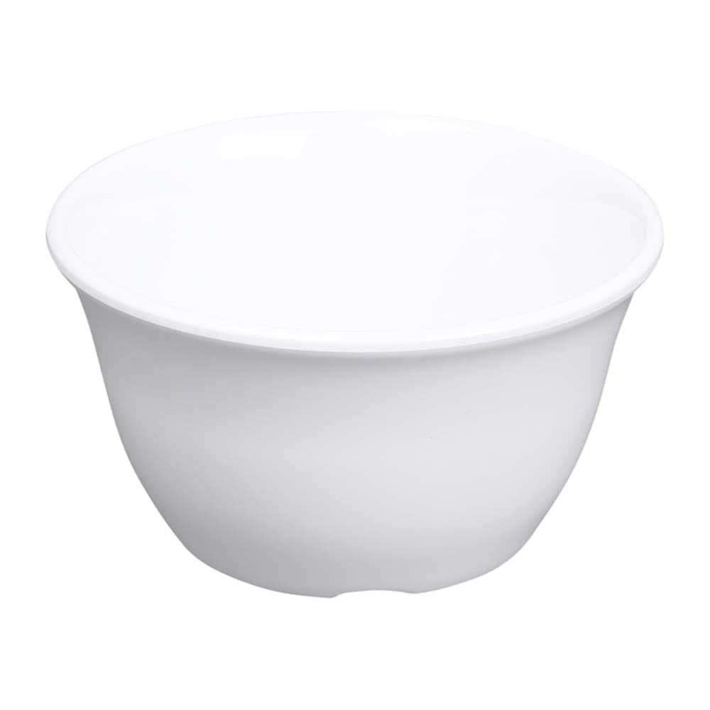 Elite Global Solutions 7 oz Round Merced Bouillon Cup - Melamine, White (B4218-W)
