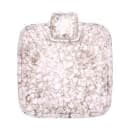 Elite Global Solutions 9" x 8" Oval Chip & Dip Plate - Melamine, Brown Marble (B428090-BRM) thumbnail 2