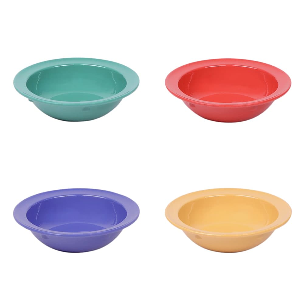 Elite Global Solutions 5 oz Round Melamine Bowl, Assorted Colors (B434B-MIX)