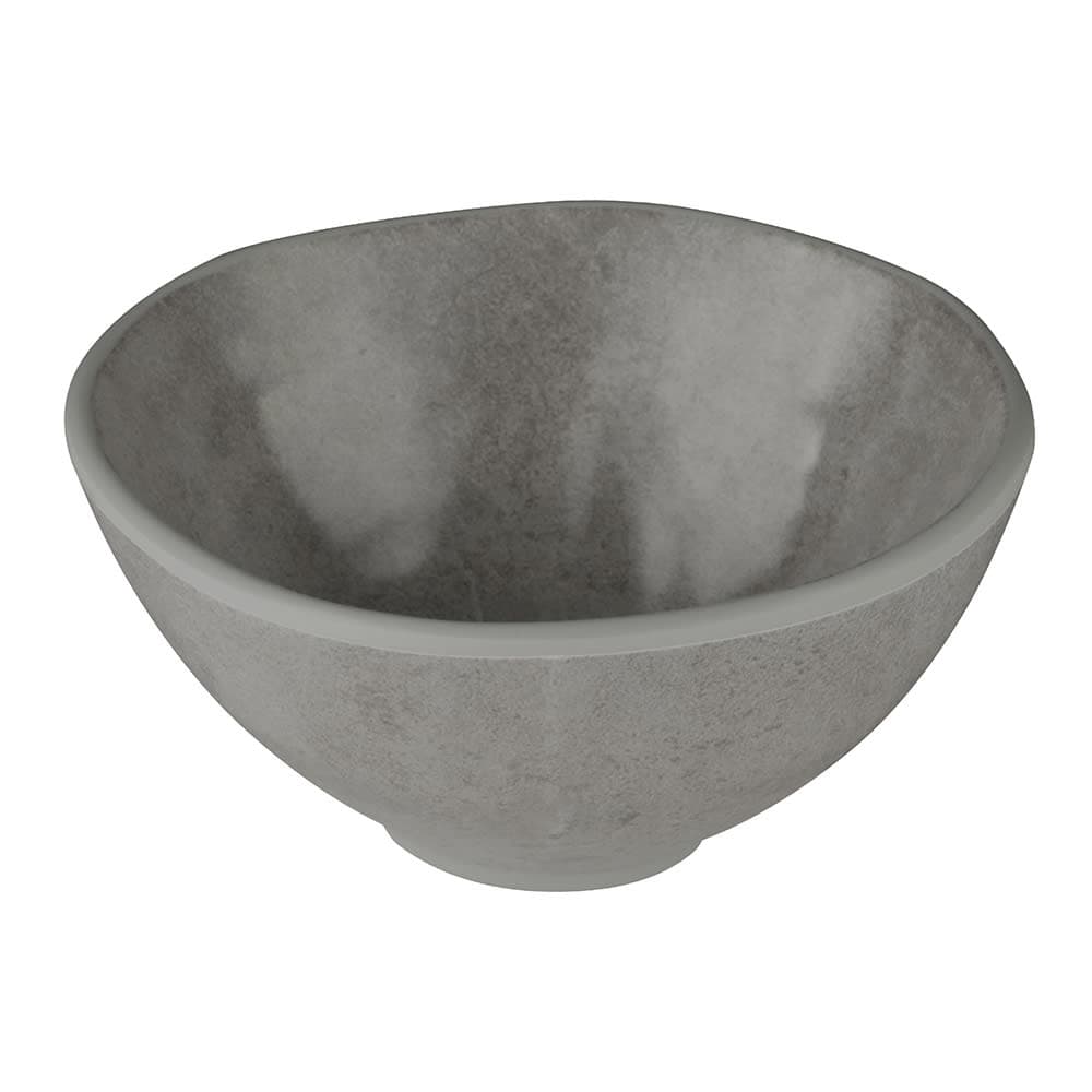 Elite Global Solutions 9 1/2 oz Round Melamine Bowl, Silverstone (B4582-SVST)
