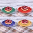 Elite Global Solutions 7 1/4" Round Rio Platter - Melamine, Assorted Colors (B714PL-MIX) thumbnail 7