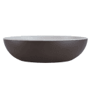 Elite Global Solutions 26 oz Round Melamine Bowl, Chocolate/White (B7R2T-WS/CH) thumbnail 2