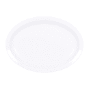 Elite Global Solutions 13 1/4" x 9 5/8" Oval Simplicity Platter - Melamine, White (B913OV-W) thumbnail 2