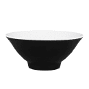 Elite Global Solutions 14 oz Round Melamine Bowl, Black/White (D1005RR-BW) thumbnail 2