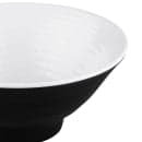 Elite Global Solutions 14 oz Round Melamine Bowl, Black/White (D1005RR-BW) thumbnail 5
