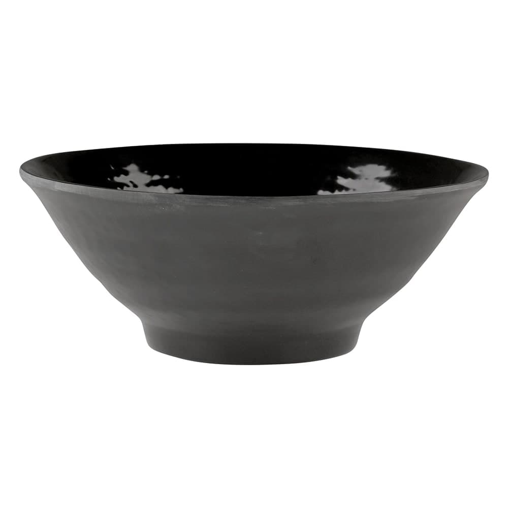 Elite Global Solutions 24 oz Round Melamine Bowl, Black (D1007RR-B)