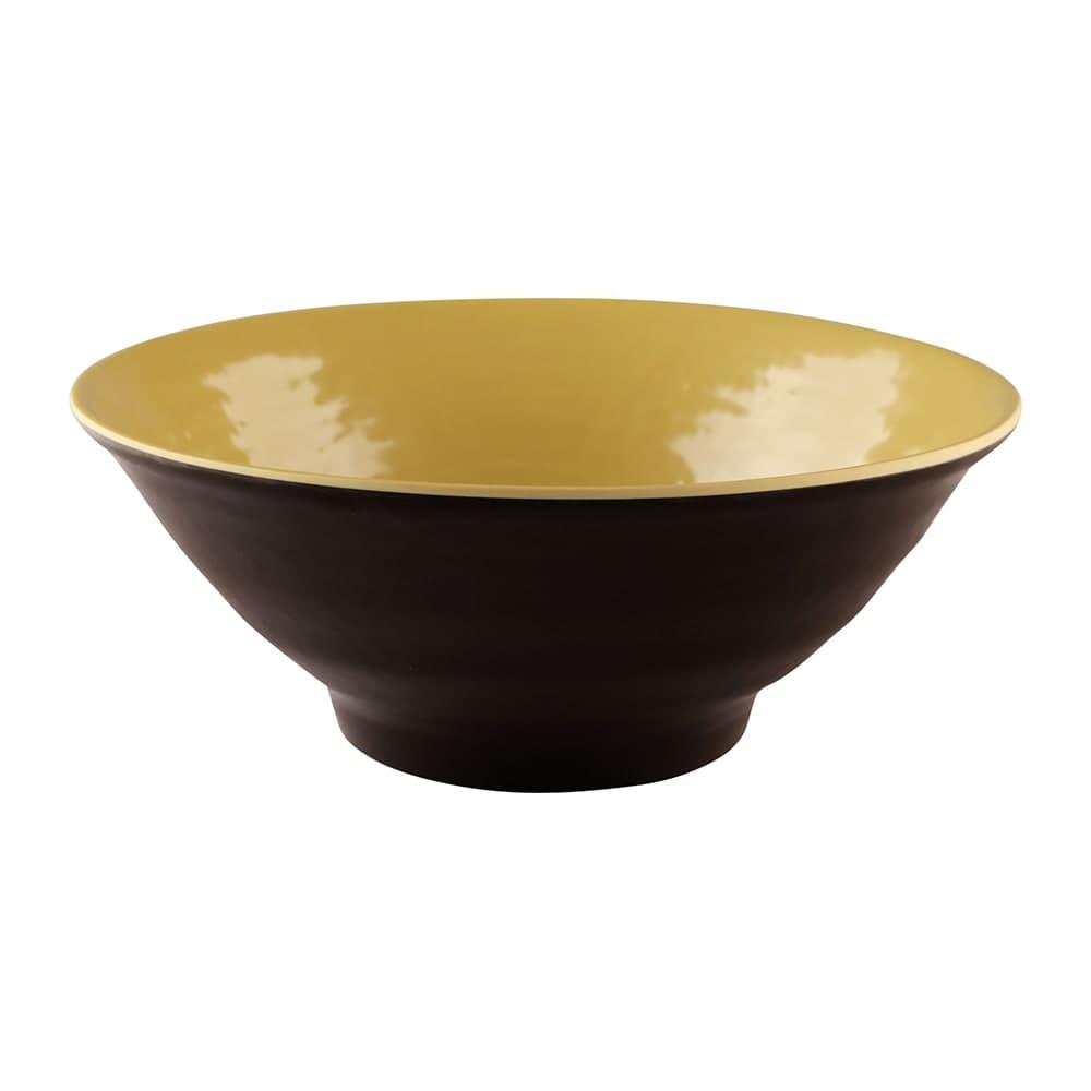 Elite Global Solutions 24 oz Round Melamine Bowl, Olive Oil (D1007RR-OO)