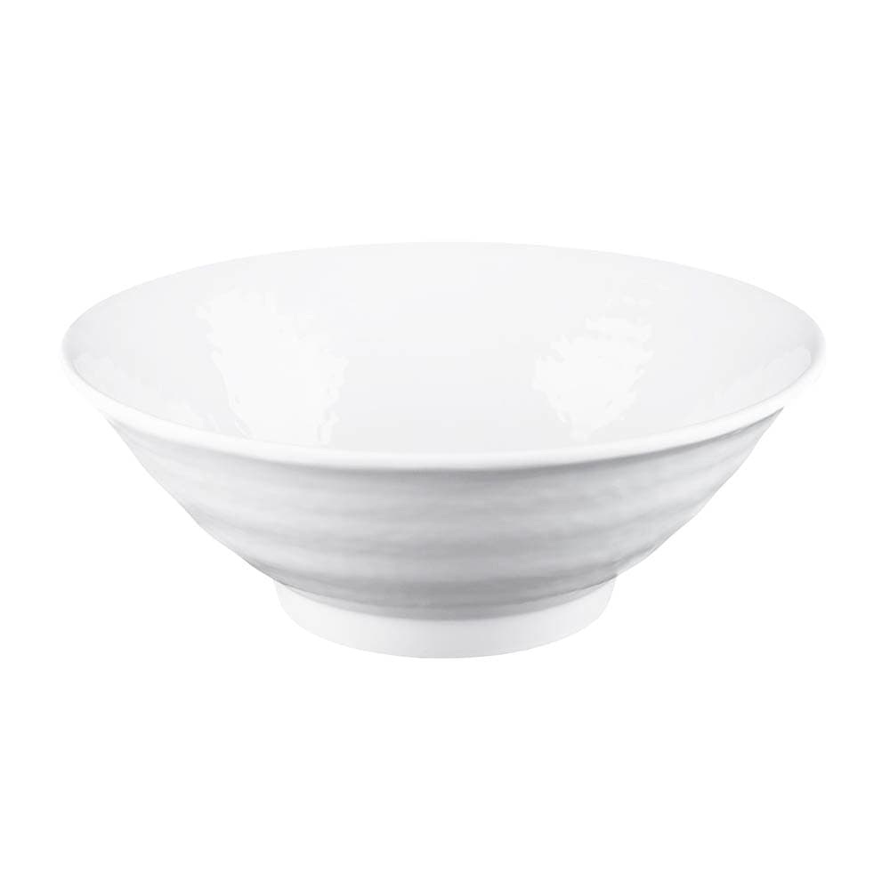 Elite Global Solutions 24 oz Round Melamine Bowl, White (D1007RR-W)