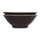 Elite Global Solutions 40 oz Round Melamine Serving Bowl, Antique White/Chocolate (D1008RR-AW/CH) thumbnail 5