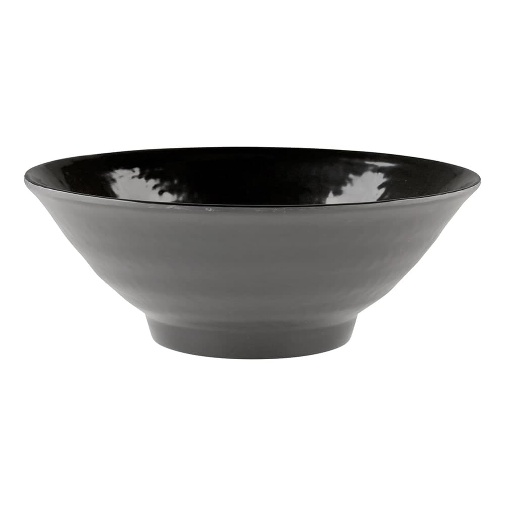 Elite Global Solutions 40 oz Round Melamine Bowl, Black (D1008RR-B)