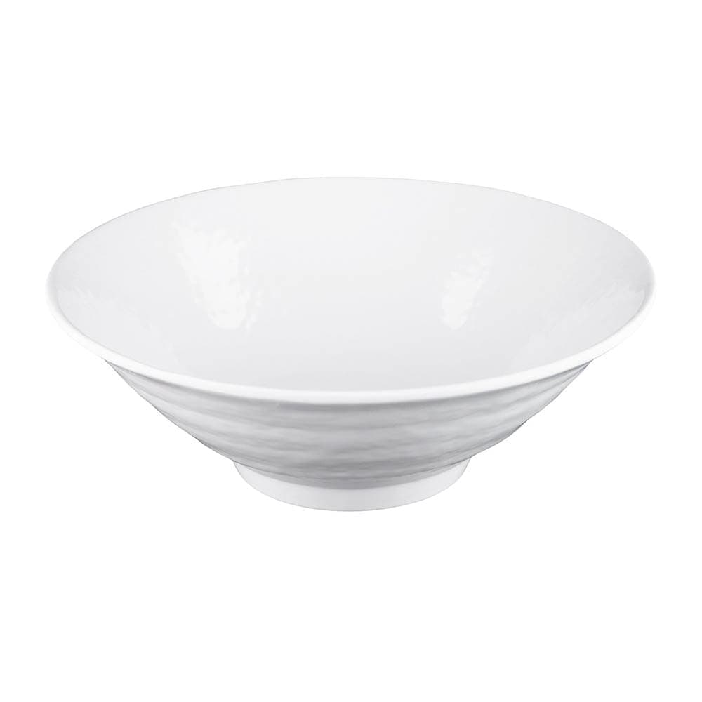 Elite Global Solutions 40 oz Round Melamine Bowl, White (D1008RR-W)