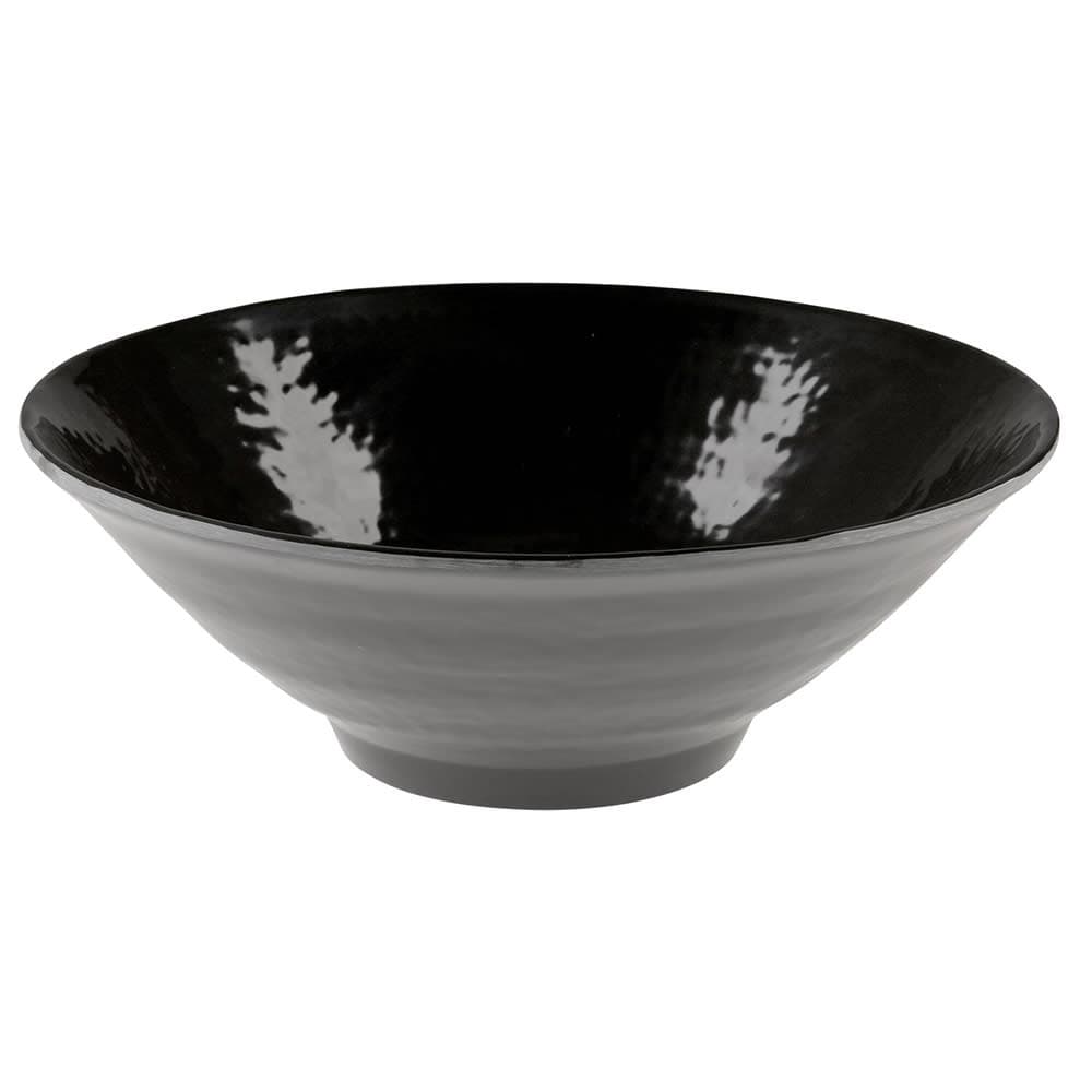 Elite Global Solutions 55 oz Round Melamine Bowl, Black (D1010RR-B)