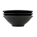 Elite Global Solutions 55 oz Round Melamine Bowl, Black (D1010RR-B) thumbnail 6