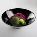 Elite Global Solutions 55 oz Round Melamine Bowl, Black (D1010RR-B) thumbnail 7