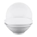 Elite Global Solutions 55 oz Round Melamine Bowl, White (D1010RR-W) thumbnail 6