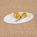 Elite Global Solutions 14 1/2" x 10 1/2" Oval Merced Platter - Melamine, White (D1014OV-W) thumbnail 7