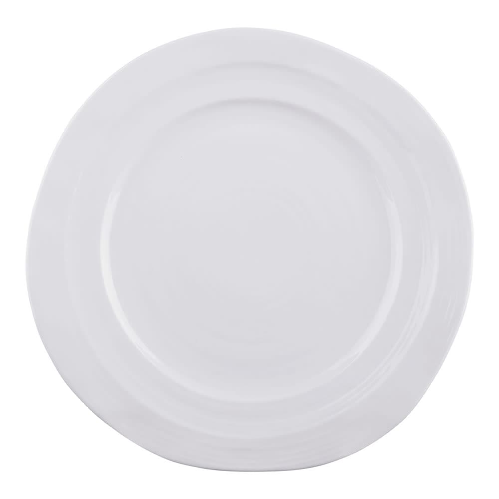 Elite Global Solutions 10" Round Melamine Dinner Plate, White (D101-W)