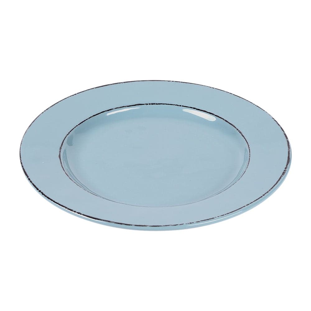 Elite Global Solutions 10 1/2" Round Melamine Dinner Plate, Cameo Blue (D1025T-CB)