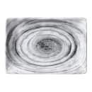 Elite Global Solutions Rectangular Melamine Dinner Plate - 10" x 6 3/4", Black (D1061RC-BD) thumbnail 2