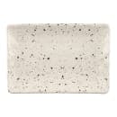 Elite Global Solutions Rectangular Melamine Dinner Plate - 10" x 6 3/4", Chocolate Chip (D1061RC-CC) thumbnail 2