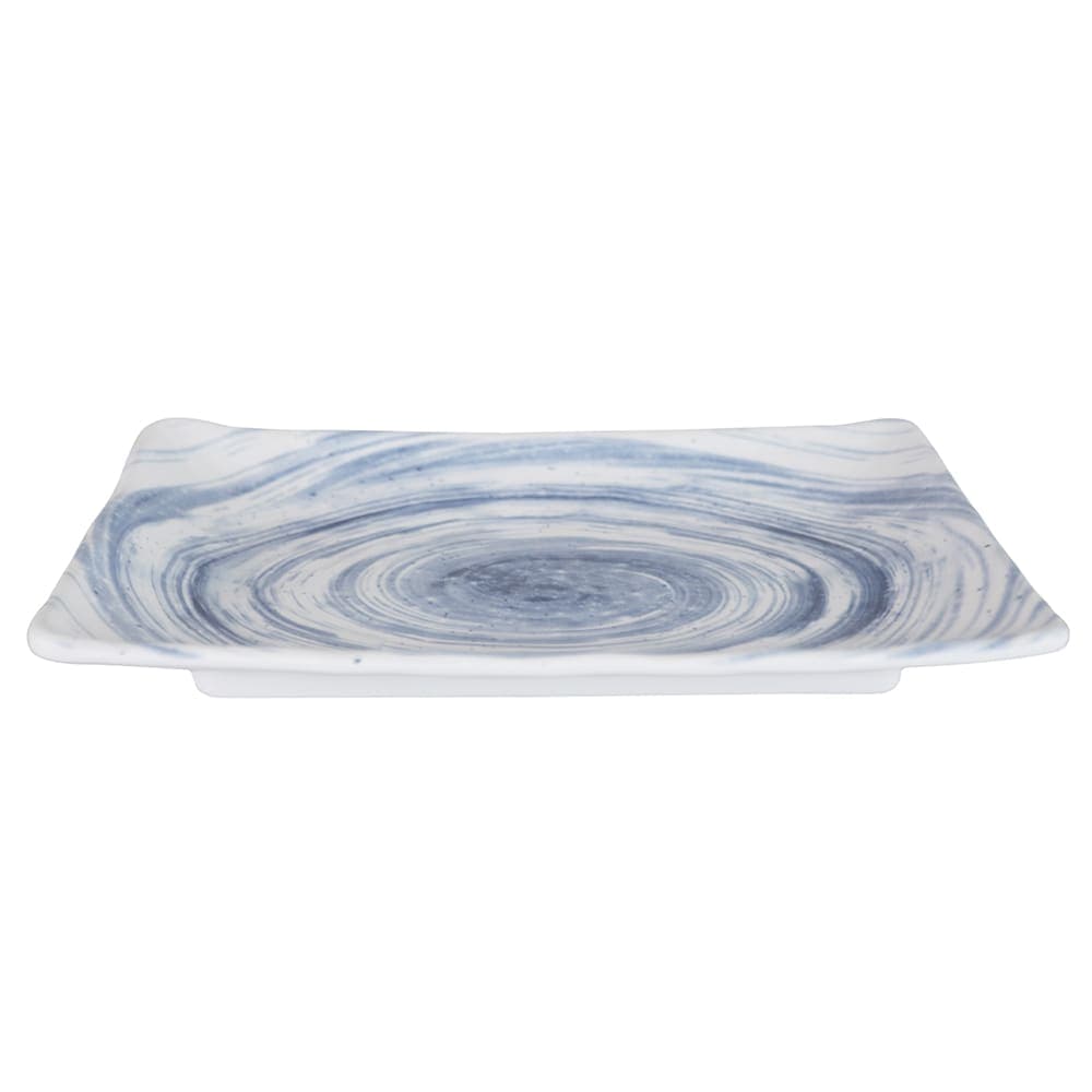 Elite Global Solutions Rectangular Melamine Dinner Plate - 10" x 6 3/4", Navy (D1061RC-ND)