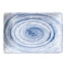 Elite Global Solutions Rectangular Melamine Dinner Plate - 10" x 6 3/4", Navy (D1061RC-ND) thumbnail 2