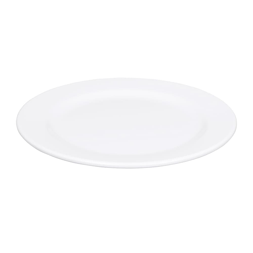 Elite Global Solutions 10 3/4" Round Melamine Dinner Plate, White (D1075PL-W)