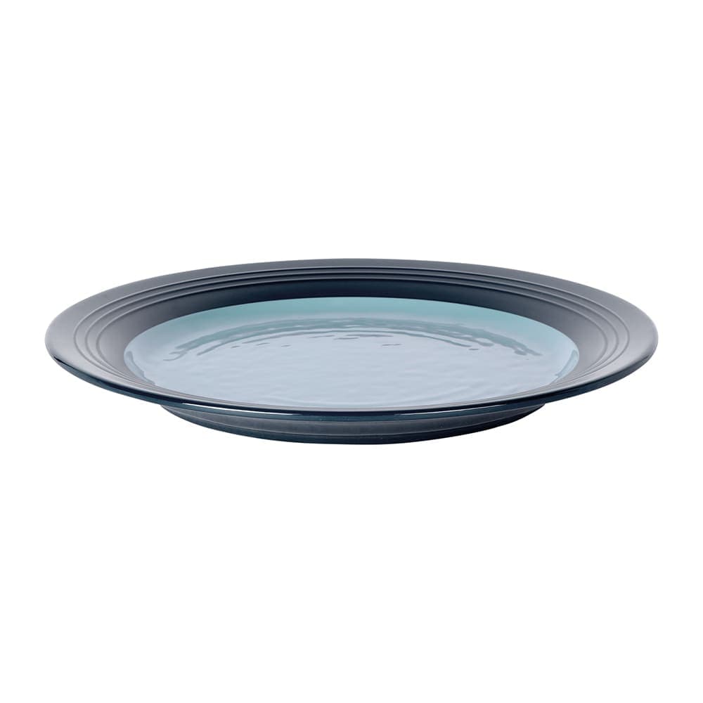 Elite Global Solutions 11" Round Melamine Dinner Plate, Abyss/Lapis (D1098GM-ABY/LAP)