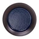 Elite Global Solutions 11" Round Melamine Dinner Plate, Lapis/Chocolate (D1098GM-LAP/CH) thumbnail 2