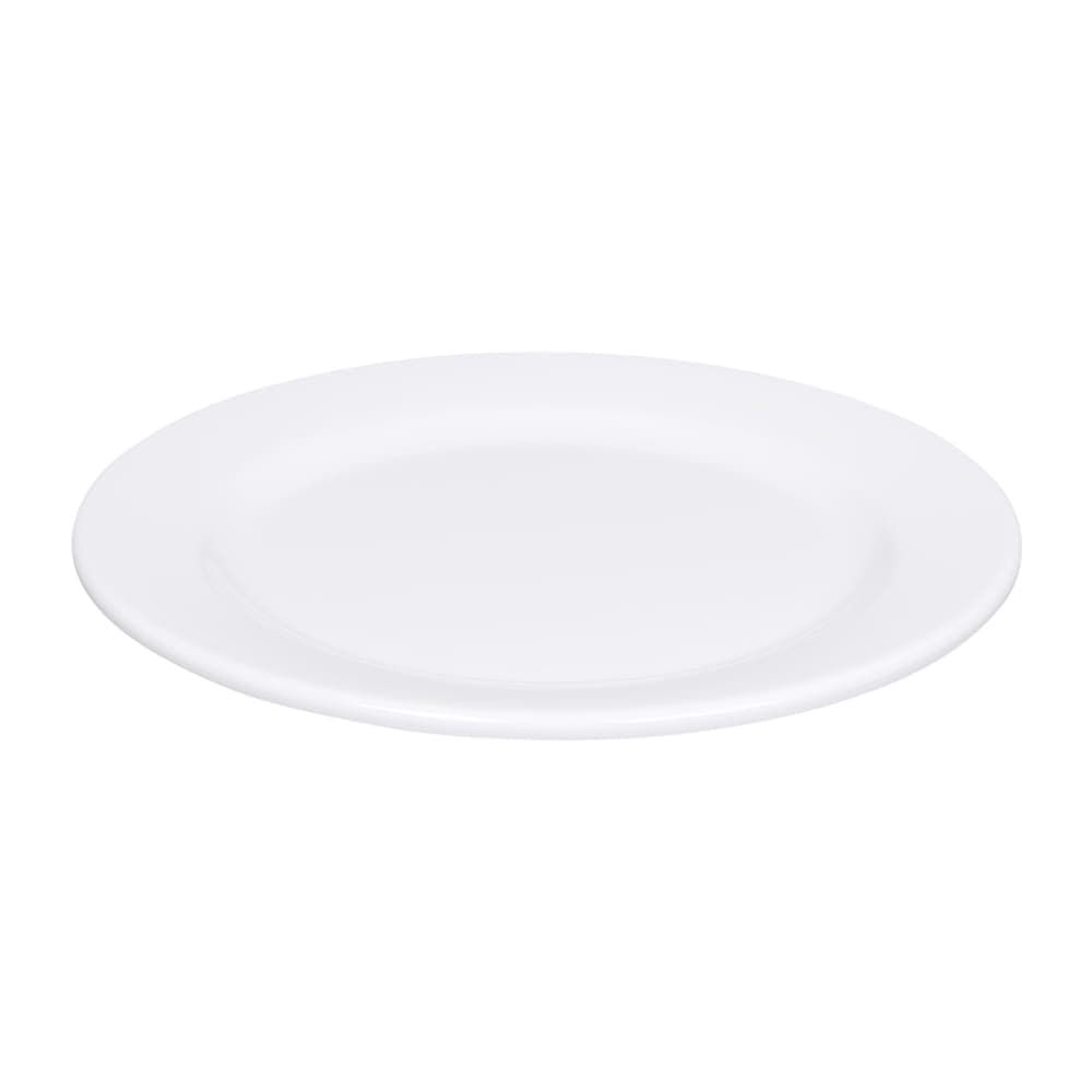Elite Global Solutions 10" Round Melamine Dinner Plate, White (D10PL-W)