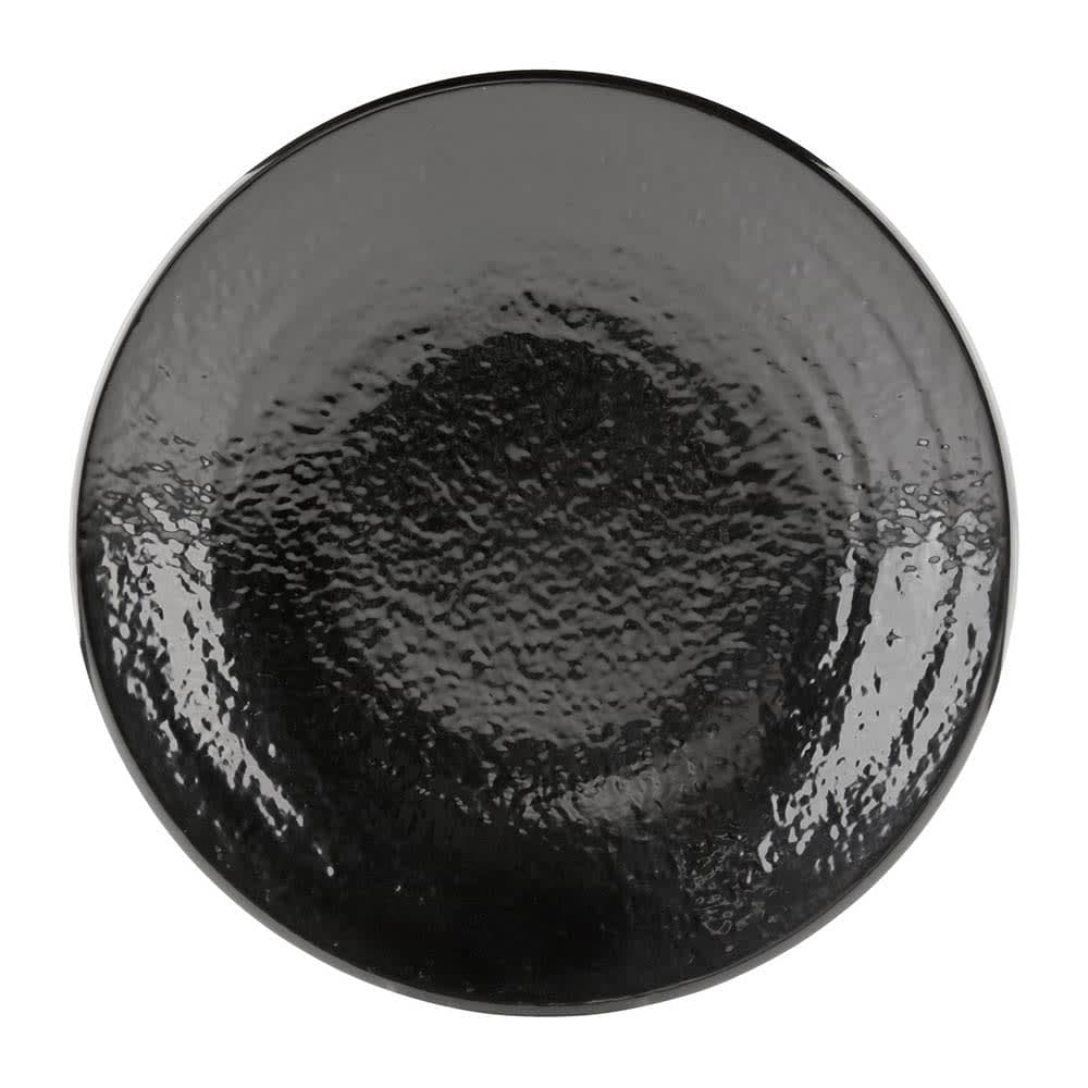 Elite Global Solutions 10" Round Melamine Dinner Plate, Black (D10RR-B)