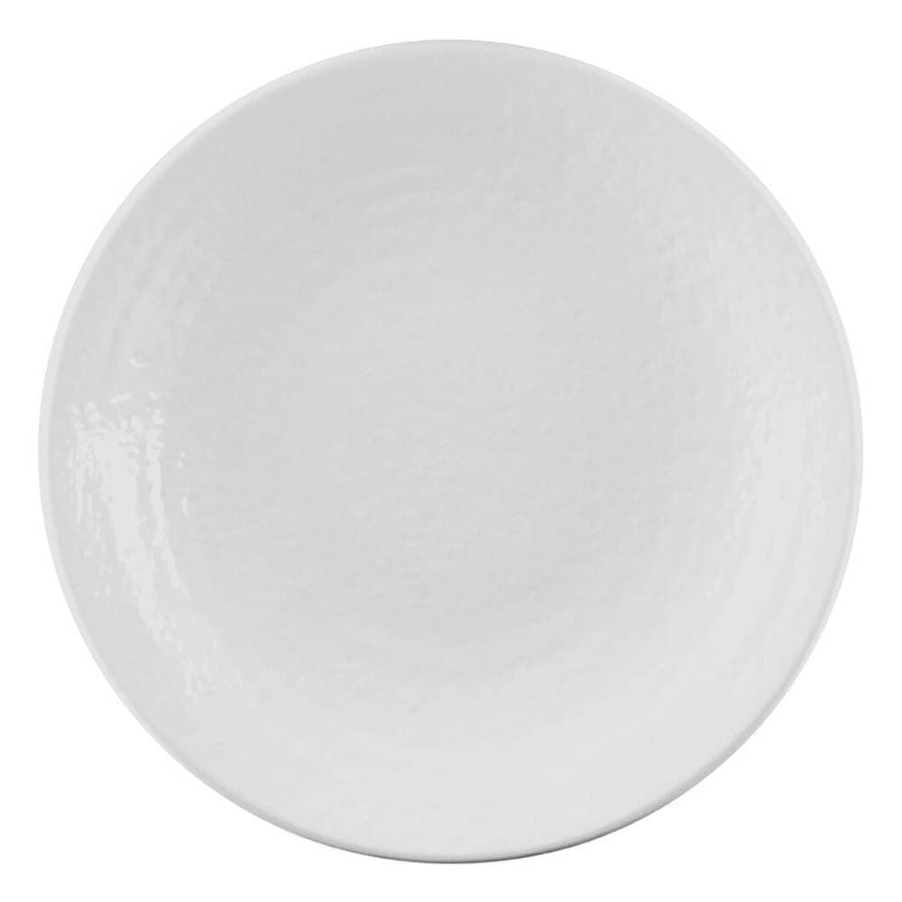 Elite Global Solutions 10" Round Melamine Dinner Plate, White (D10RR-W)