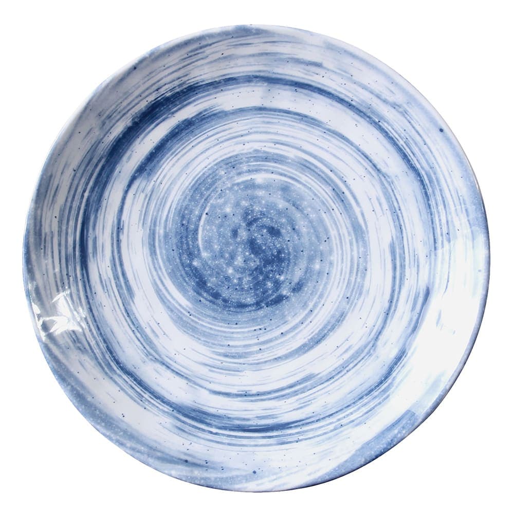 Elite Global Solutions 10 1/8" Round Melamine Dinner Plate, Navy (D110R-ND)