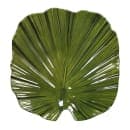 Elite Global Solutions Leaf Shaped Melamine Dinner Plate - 11" x 10", Green (D1110PL-DG) thumbnail 2