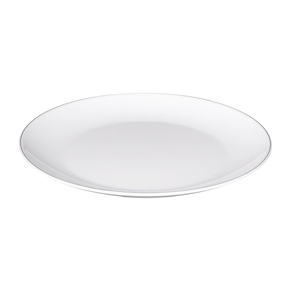 Elite Global Solutions 12" Round Melamine Dinner Plate, White (D1112L-W)