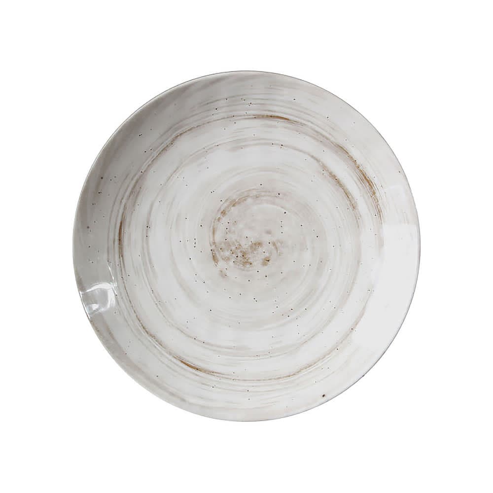 Elite Global Solutions 11" Round Melamine Dinner Plate, Taupe (D1115R-TD)