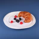 Elite Global Solutions 11 3/4" Round Melamine Dinner Plate, Off White Stone (D1134ST-OWD) thumbnail 6