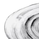 Elite Global Solutions 11 1/4" x 7 1/2" Oval Melamine Dinner Plate - Black (D1172OV-BD) thumbnail 4