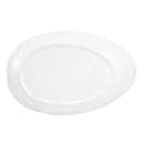 Elite Global Solutions 11 1/4" x 7 1/2" Oval Melamine Dinner Plate - Black (D1172OV-BD) thumbnail 5