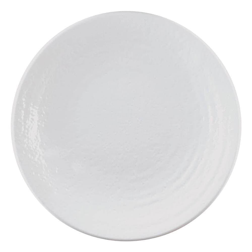Elite Global Solutions 11 7/8" Round Melamine Dinner Plate, White (D117RR-W)