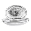 Elite Global Solutions 11" x 8 3/8" Oval Melamine Dinner Plate - Black (D1181OV-BD) thumbnail 6