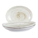 Elite Global Solutions 11" x 8 3/8" Oval Melamine Dinner Plate - Taupe (D1181OV-TD) thumbnail 6