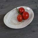 Elite Global Solutions 11" x 8 3/8" Oval Melamine Dinner Plate - Taupe (D1181OV-TD) thumbnail 7