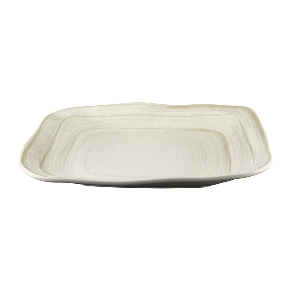 Elite Global Solutions 11" Square Melamine Dinner Plate, Off White Stone (D11PLST-OWD)