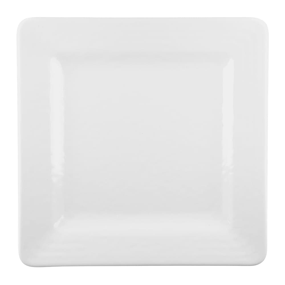 Elite Global Solutions 11" Square Melamine Dinner Plate, White (D11SQRR-W)