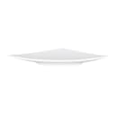 Elite Global Solutions 10 1/4" Triangular Melamine Dinner Plate, White (D11T-W) thumbnail 3