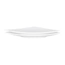 Elite Global Solutions 10 1/4" Triangular Melamine Dinner Plate, White (D11T-W) thumbnail 6