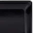 Elite Global Solutions 12" x 5 1/2" Rectangular Sqaured Platter - Melamine, Black (D126RC-B) thumbnail 5